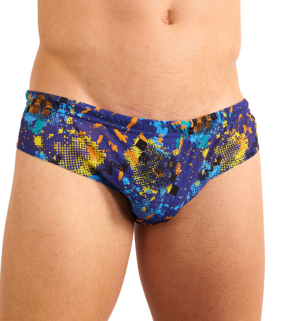 Reef Tan Through Deep Waist Swim Brief