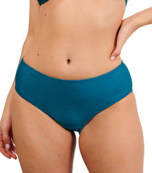  Teal High Waisted Bikini Brief