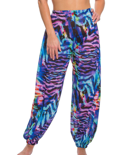 Aurora Tan Through Harem Pants - Kiniki