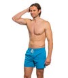 Beach Board Shorts Turquoise - Kiniki