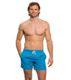 Beach Board Shorts Turquoise - Kiniki