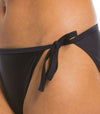 Black Tie Side Bikini Tanga - Kiniki