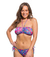 Carnival Tan Through Bandeau Bikini Top - Kiniki