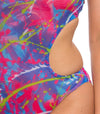 Carnival Tan Through Cut Out Swimsuit - Kiniki