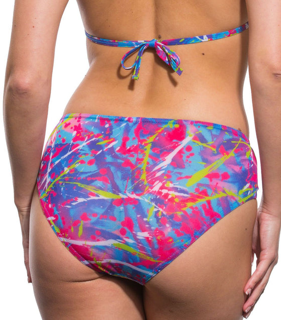Carnival Tan Through High Waisted Bikini Brief - Kiniki