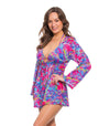 Carnival Tan Through Short Kaftan - Kiniki