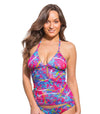 Carnival Tan Through Tankini Top - Kiniki