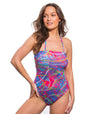 Carnival Tan Through Tube Swimsuit - Kiniki