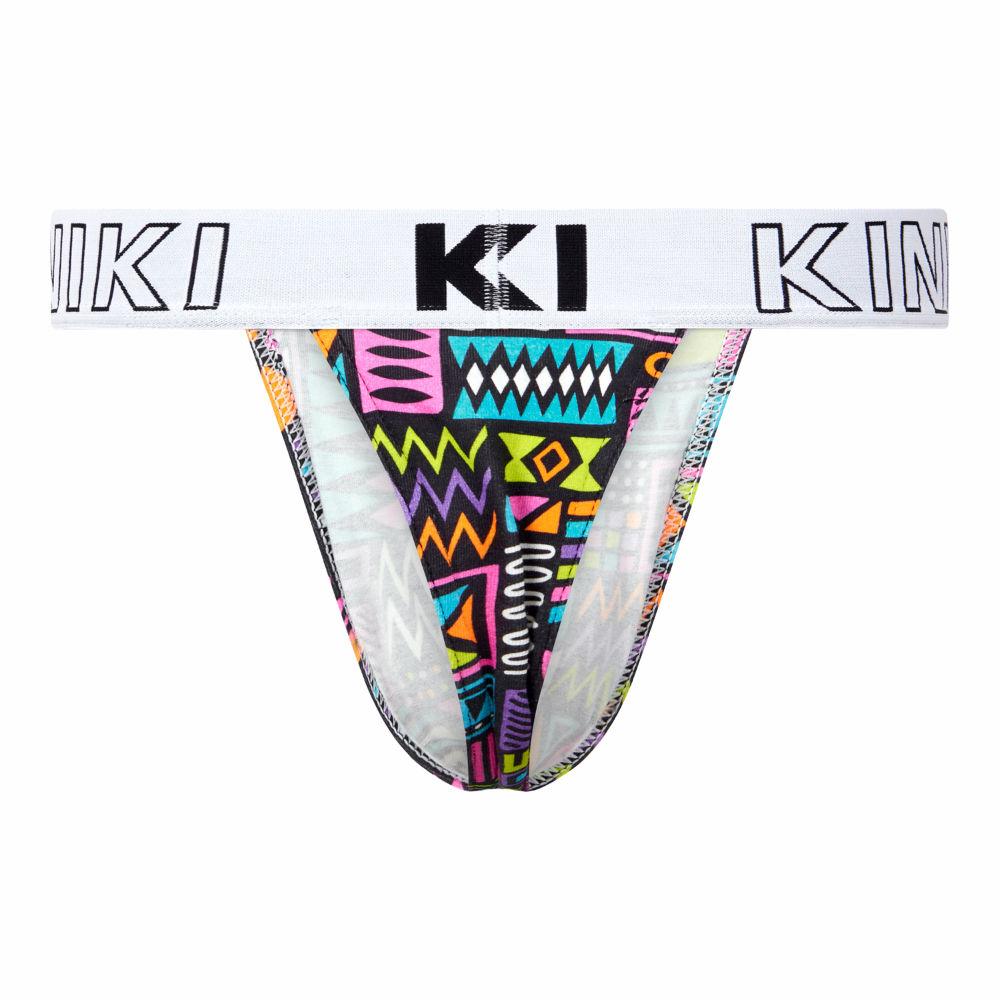 Cotton Printed Thongs - Blue Rift – Kiniki