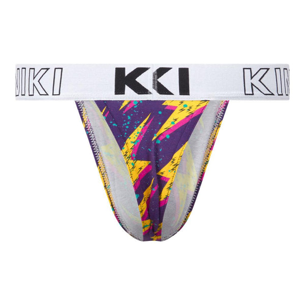 Cotton Printed Thongs - Blue Rift – Kiniki