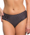 Domino High Waisted Bikini Brief - Kiniki