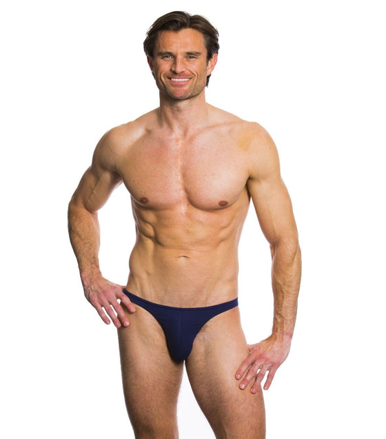 Harry Narrow Front Brief Navy - Kiniki