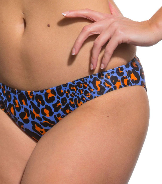 Leopard Orange Bikini Brief - Kiniki