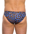 Leopard Orange Swim Brief - Kiniki