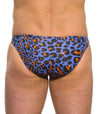 Leopard Orange Swim Micro Brief - Kiniki
