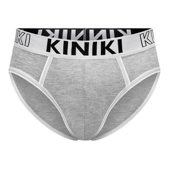 Modal Piped Brief Silver - Kiniki