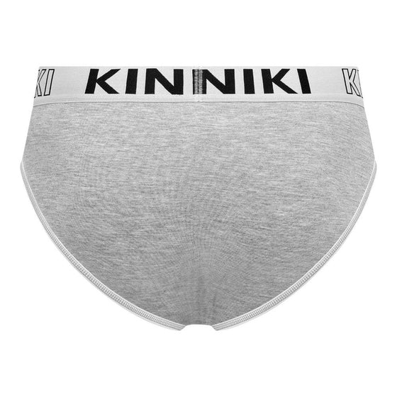 Modal Piped Brief Silver - Kiniki