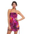 Purple Amalfi Tan Through Beach Dress - Kiniki