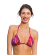 Purple Amalfi Tan Through Bikini Top - Kiniki