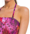 Purple Amalfi Tan Through Tube Swimsuit - Kiniki