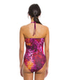 Purple Amalfi Tan Through Tube Swimsuit - Kiniki