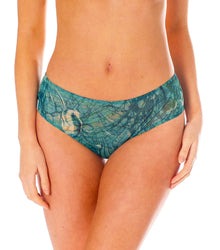  Santorini Tan Through High Waisted Bikini Brief - Kiniki