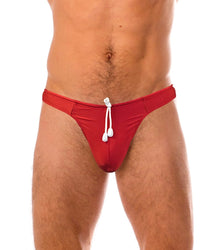  St Tropez Swim Thong Red - Kiniki