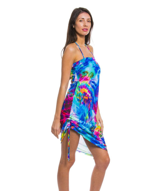 Storm Tan Through Beach Dress - Kiniki